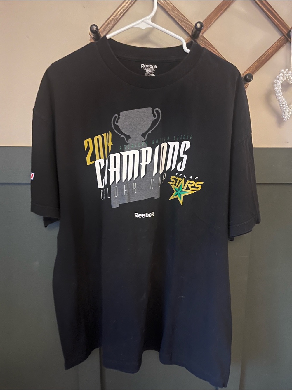 Reebok Black 'Champions' Stars Graphic Tee 2014 Calder Cup
